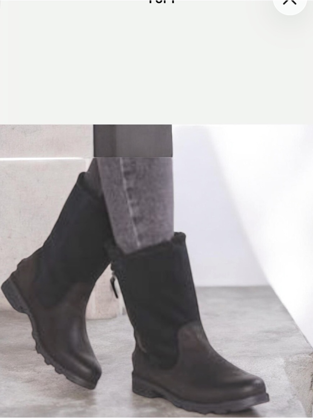 SOREL  Emelie WP Black  Boots Size 7